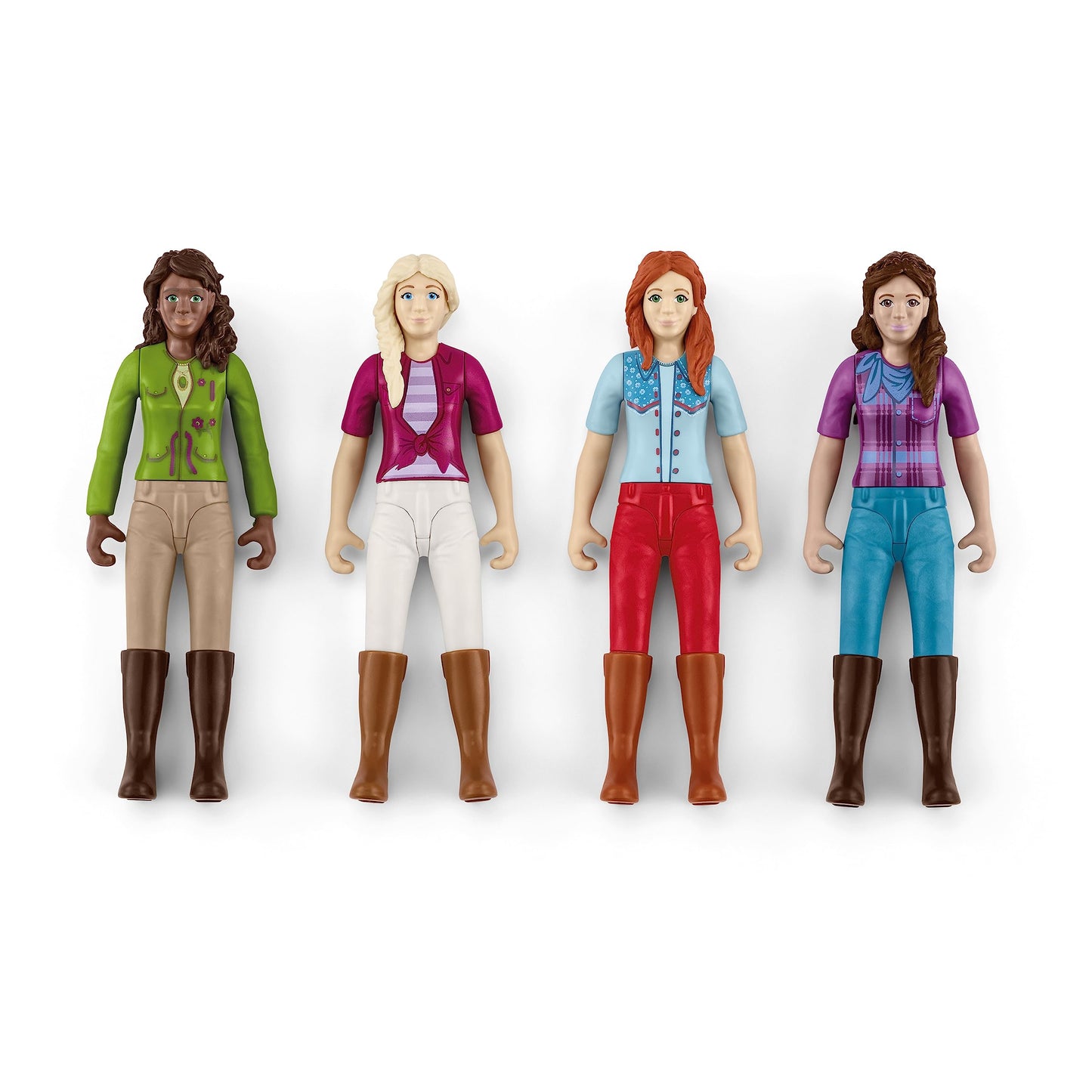 Schleich Horse Club Ride Out 40-Piece Playset Horse Gifts For Girls & Boys Ages 5+ With 4 Horse Rider Girls, 4 Horse Toys And Ho