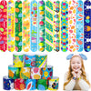 UMEMAXSO 48 PCS Easter Slap Bracelets for Kids - Fun Bunny & Egg Designs, Party Favors, Goodie Bag Fillers, and Classroom Prizes