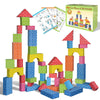 Cardboard Building Blocks for Kids 48pcs: Jumbo Gifts Heavy Duty Develop Creative Thinking Spatial Reasoning Easy to Assemble