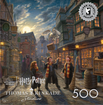Buffalo Games 500 Piece Jigsaw Puzzle - Harry Potter Diagon Alley - Challenging Adult Puzzle, Finished Size 21.25 x 15.00, Paper Material
