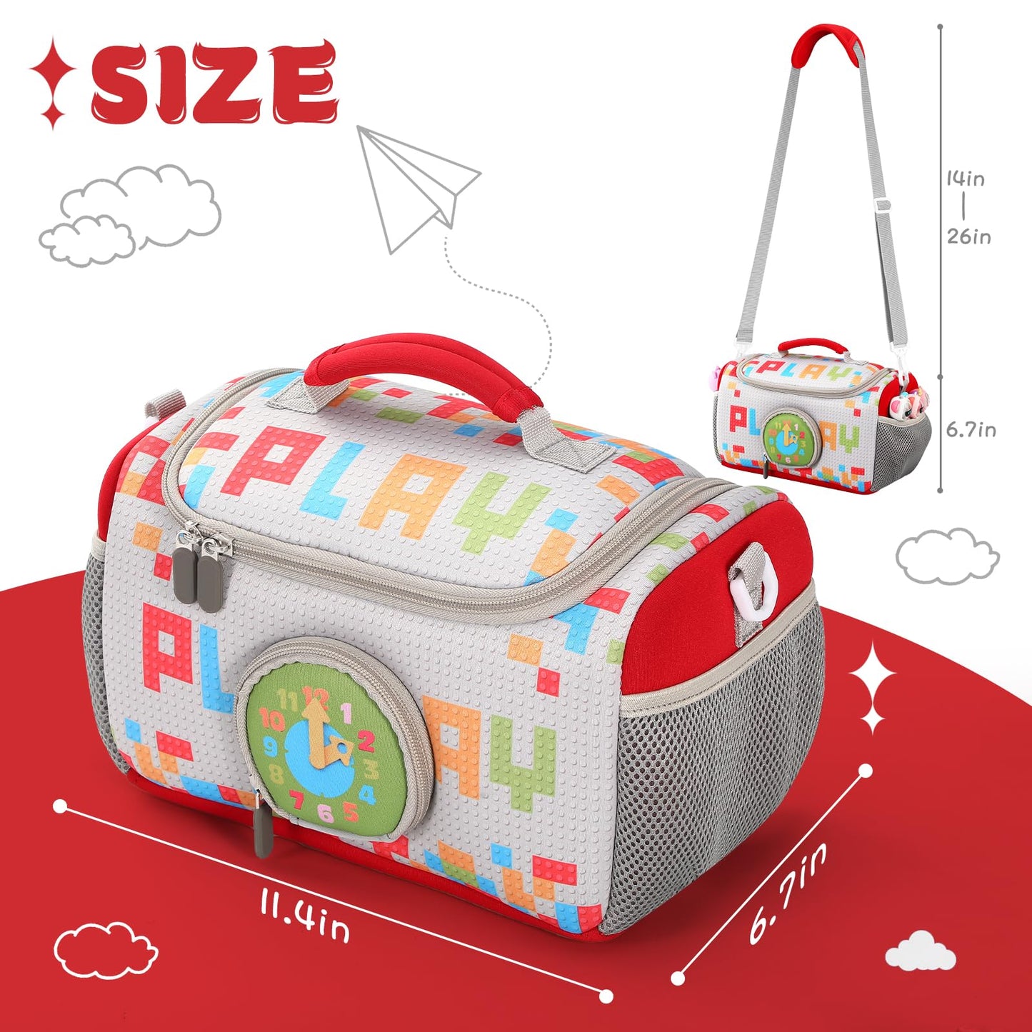 Ouknak Carrying Case For Toniebox Starter Set, Storage Carrier Bag For Toniebox Audio Player Carrying Box For Toniebox Accessori