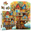 Tree House Puzzles For Adults 1000 Pieces, Fantasy Tree Of Life Jigsaw Puzzles, Plant Challenging Hard Puzzles As Nature Decor