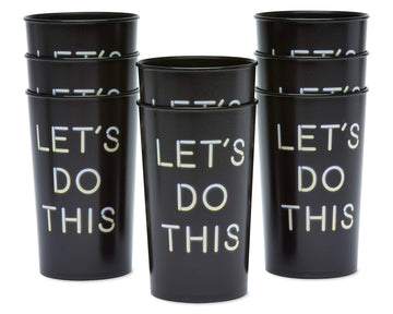 American Greetings 22 Oz. Party Cups, Let'S Do This (8-Count)