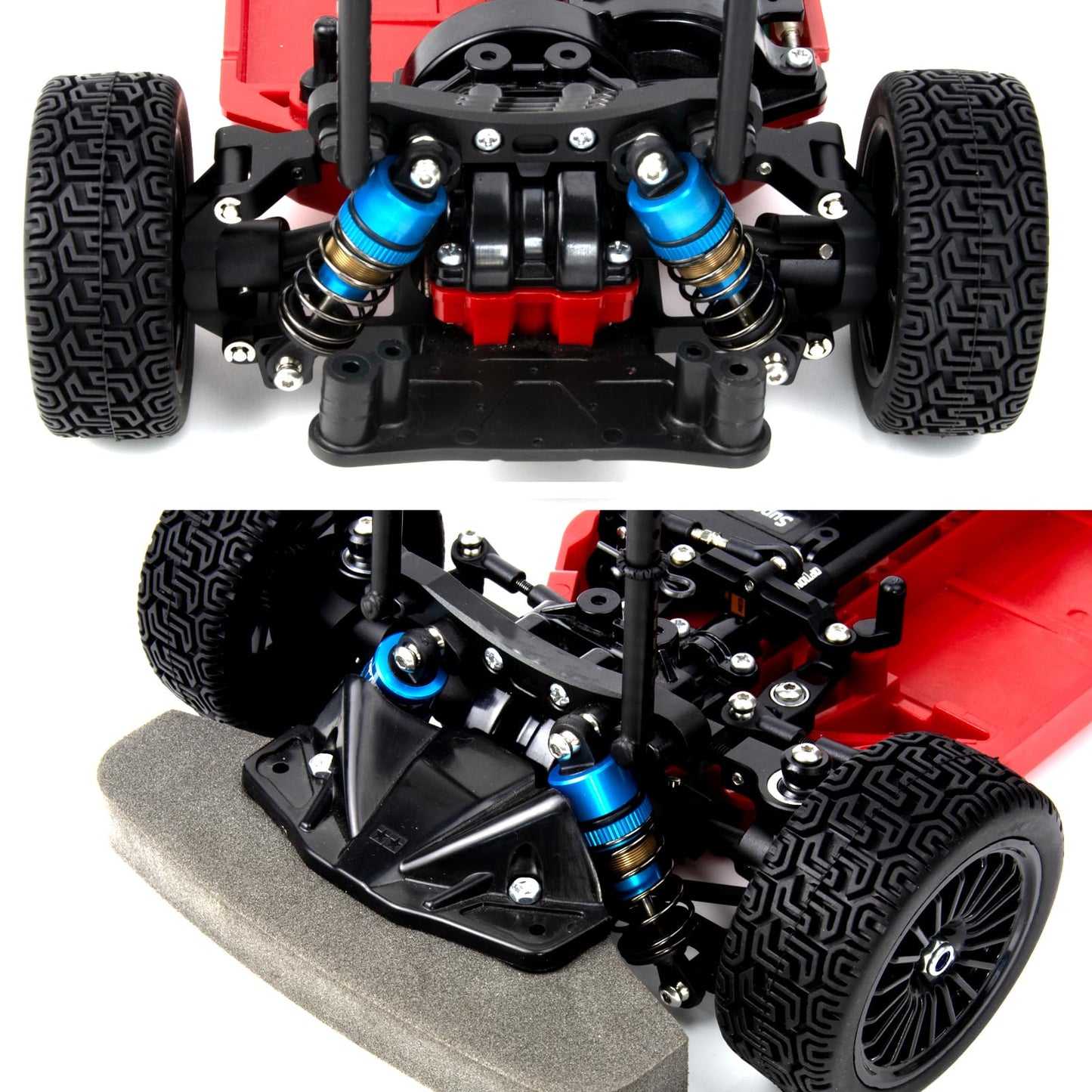 TOOMOD 1/10 62MM RC Oil filled Shock Absorbers kit for Tamiya TT-01 TT-02 Hyper Go 1/14 H14BM 14209 Losi Upgrades Replace Parts