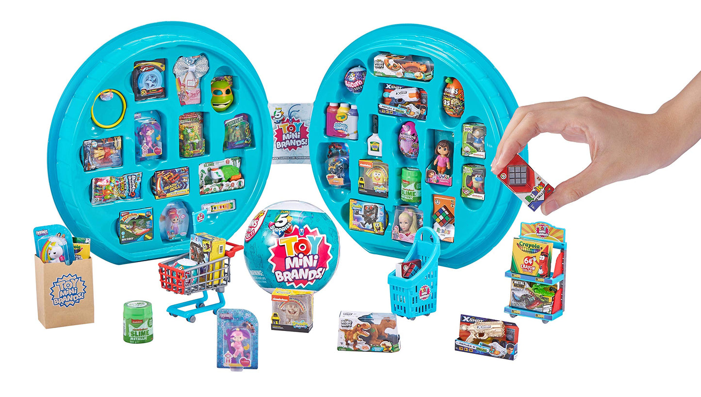 5 Surprise Toy Mini Brands Collector's Case - Store & Display 30 Minis with 4 limited availability Minis Included by ZURU