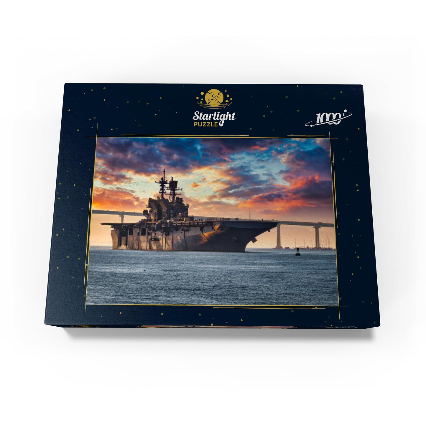 Mypuzzle A U.S. Navy Ship Leaves San Diego Bay And Heads Into The Pacific Ocean - Premium 1000 Piece Jigsaw Puzzle For Adults
