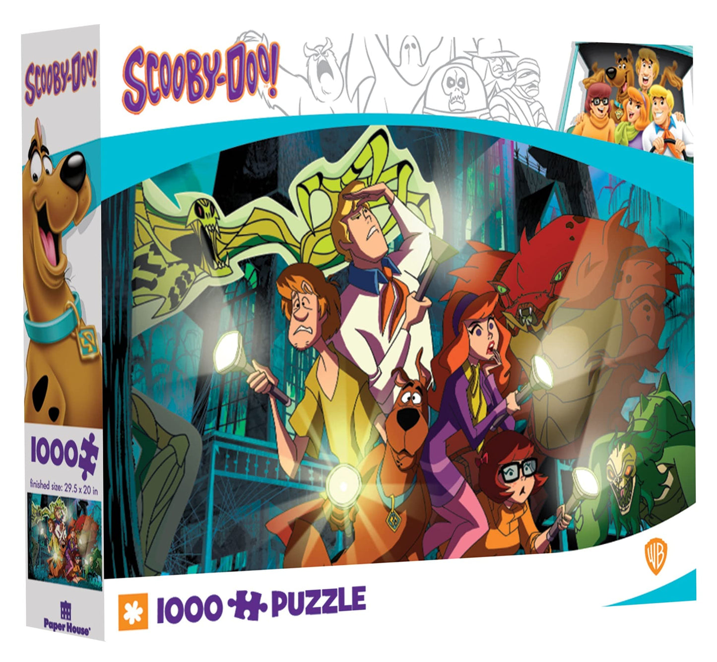 Paper House Productions Scooby Doo On The Case 1000-Piece Jigsaw Puzzle