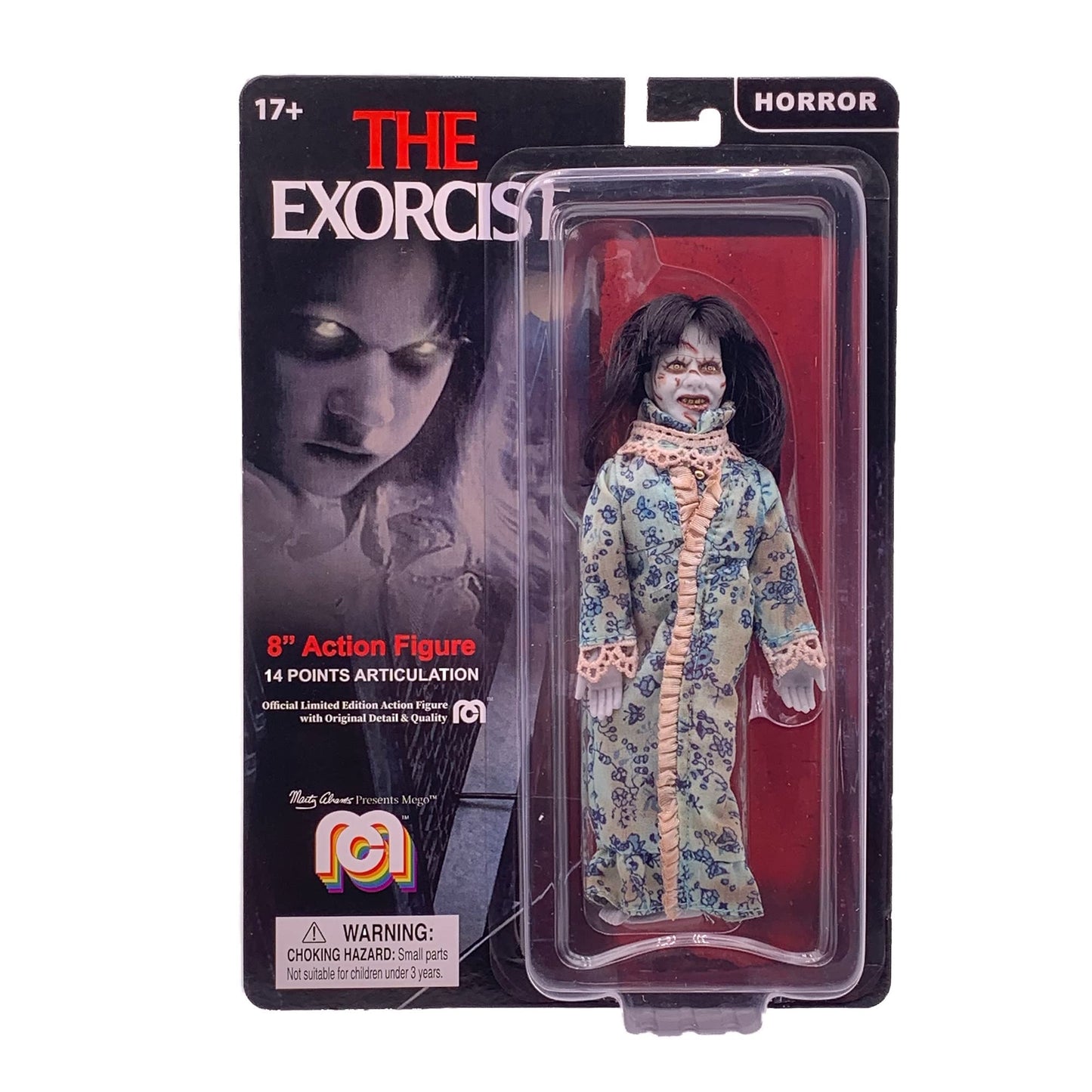 Mego The Exorcist Regan Macneil 8' Action Figure Linda Blair 14 Point Articulation Limited Edition