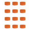 Couver Kids Children 1 Inch - Orange Cotton Terry Cloth Wristband for School, Church, YMCA Activities or evens(6 Pairs)
