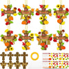 40Sets Thanksgiving Crafts for Kids Christian Fall Cross Hanging Decorations Religious Classroom Sunday Activity Autumn Church P