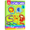 KRAFUN Beginner Preschool Lacing Card Kit for Kids Arts & Crafts, 5 Easy Safari and Animal Lacing Projects, Lacing Cards for Tod