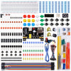 Smraza Electronics Component Fun Kit for Arduino & Raspberry Pi - Power Supply, Jumper Wires, 830 Tie-Points Breadboard, Precision Potentiometer