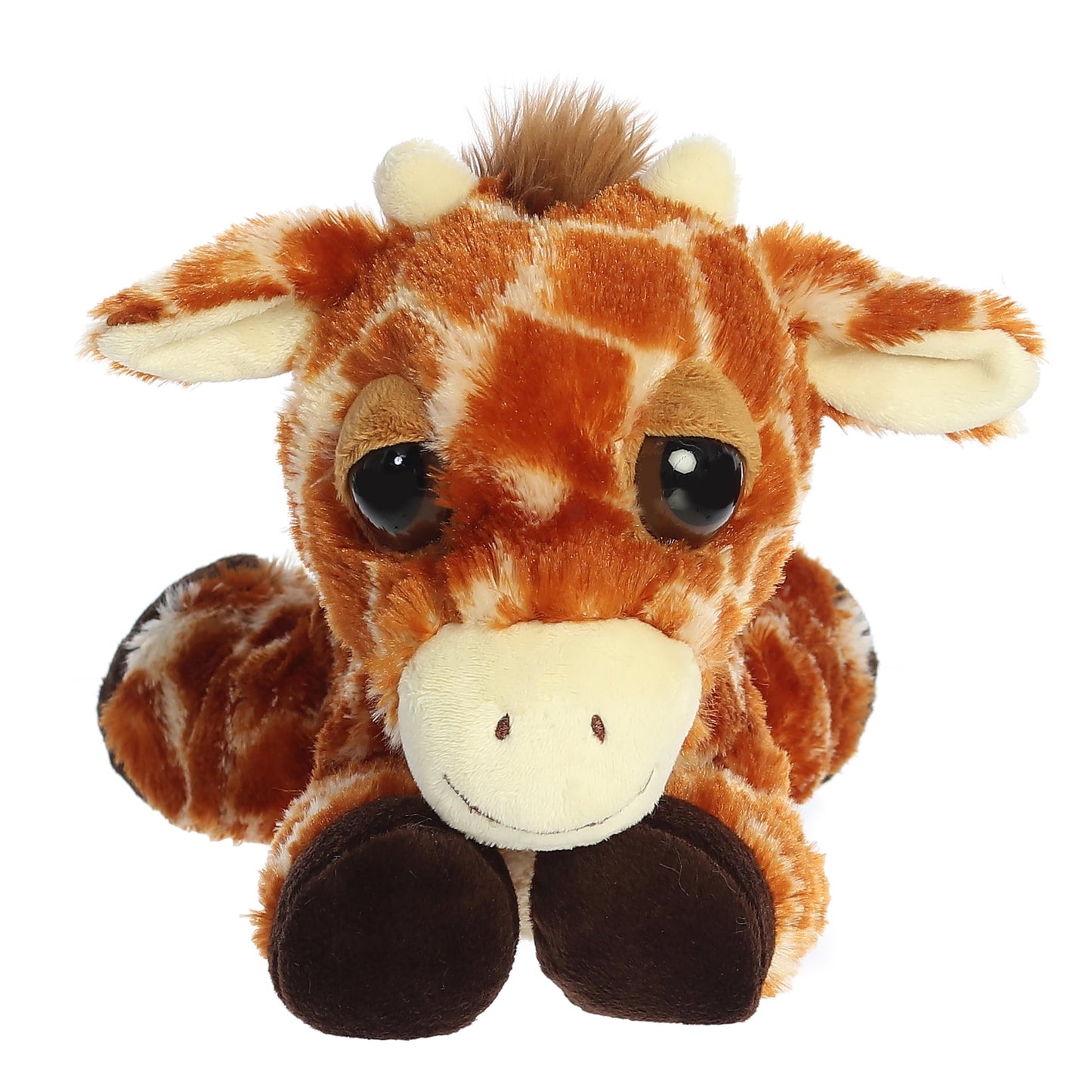 Aurora® Enchanting Dreamy Eyes™ Gallop Giraffe™ Stuffed Animal - Captivating Gaze - Aesthetic Appeal - Brown 10 Inches