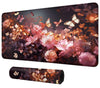 Flowers Butterflys For Mtg & Tcg Playmat,Bfdhgqzc 24'' X 14'' Game Mat For Mtg/Rpg/Ccg Trading Card Game Playmats Table Mat Perf
