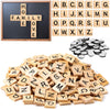 300 Pcs Wood Magnetic Letter, Wooden Letter Magnets For Fridge Refrigerator Wall, Alphabet Tile Letters Magnetics For Fun Learni