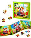 Magnetic Puzzles for Kids Ages 4-8, 3 in 1 Toddler Travel Puzzles, Animal Car Activities Toy for Boys Girls 4-6, Preschool Learn