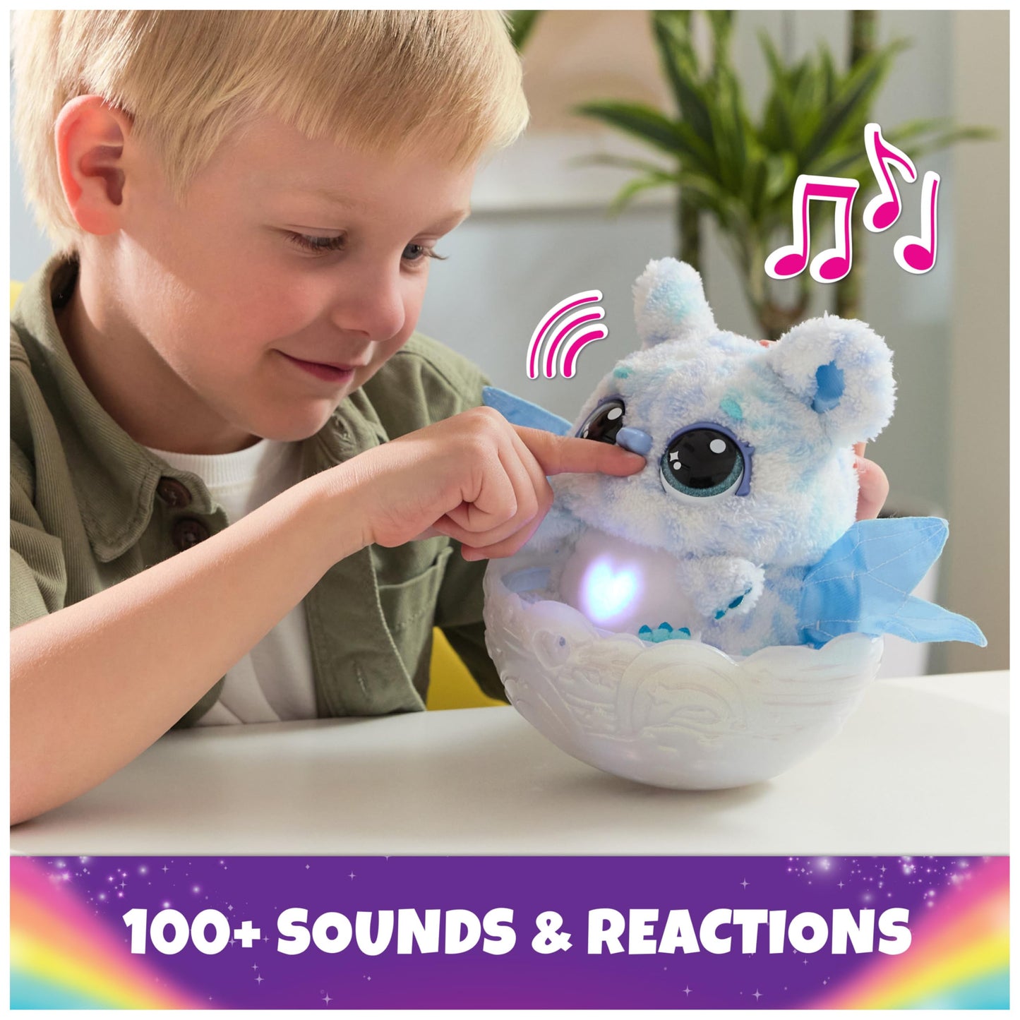 Hatchimals Alive, Mystery Hatch Tigrette, Surprise Interactive Toy & Egg With Mist, Lights & Sounds (Styles May Vary), Kids Toys