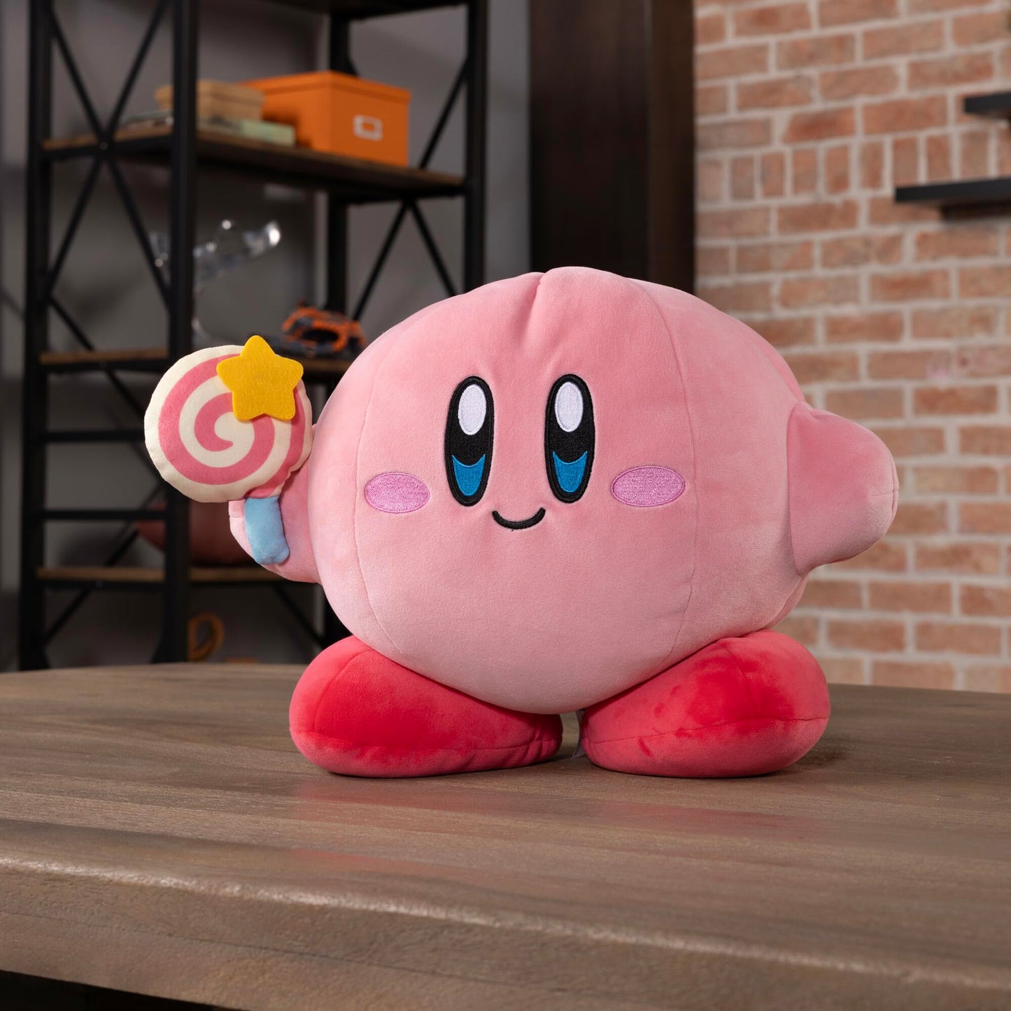 Club Mocchi Mocchi- Kirby Plushies - Kirby With Invincible Candy Plushie - Squishy Kirby Toys - Collectible Plush Toys And Cute Stuffed Animals And Stocking Stuffers For Kids - 15 Inch