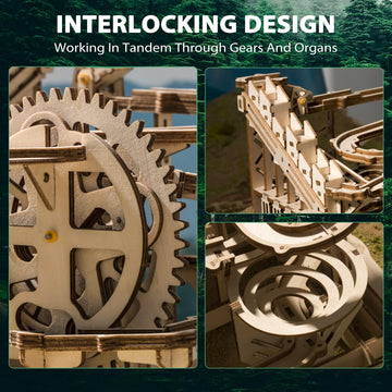 ROKR 3D Puzzles for mature-themeds Wooden Marble Run 3D Wooden Puzzles for mature-themeds Kids Ages 12-14 Wood Puzzles mature-themed Model Kits for mature-themeds STEM Projects for Kids Ages 12-16 Home Decor Hobbies for Men Women