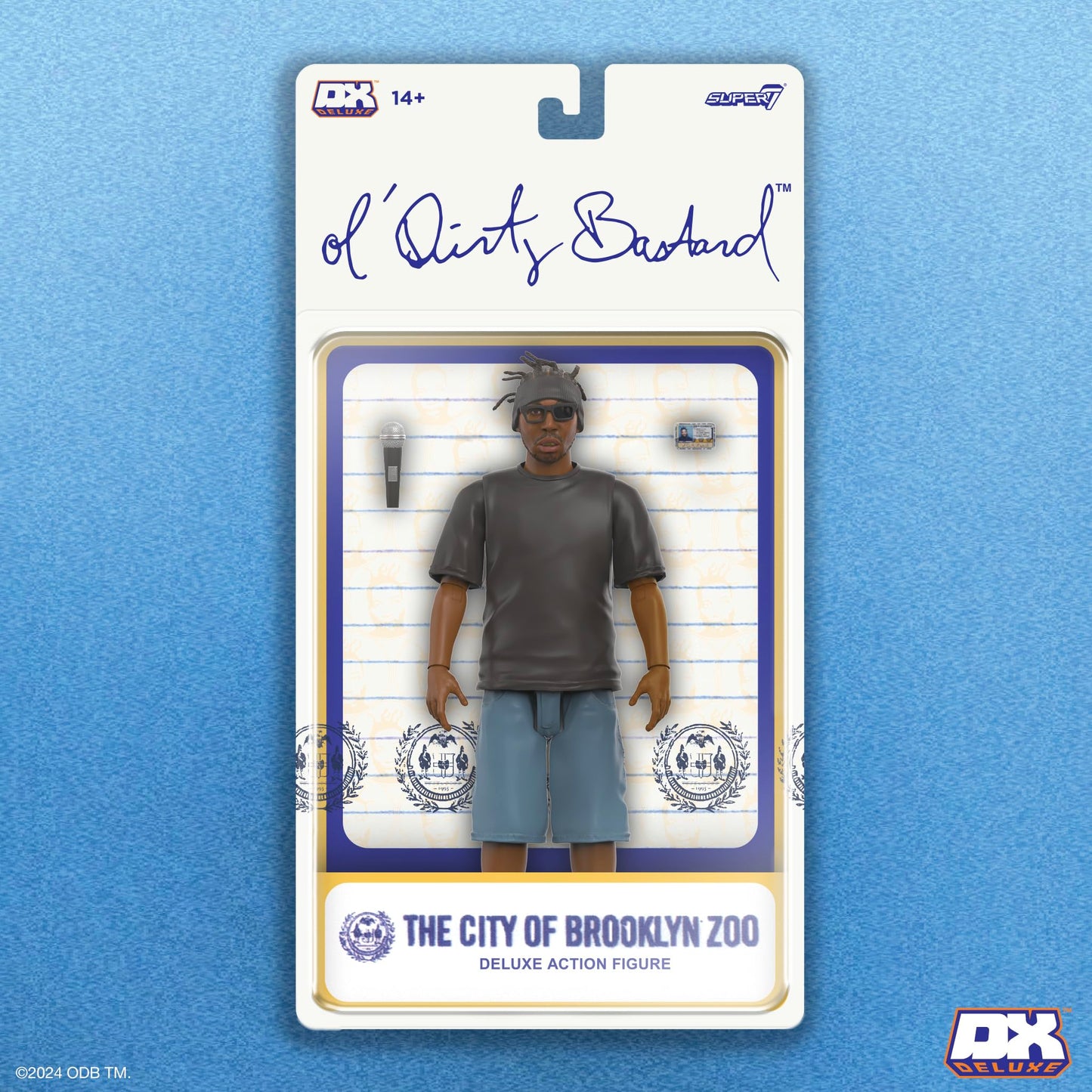 Super7 Odb Deluxe (Return To The 36 Chambers) - 7' Odb Action Figure With Accessories Hip Hop Collectibles And Retro Toys