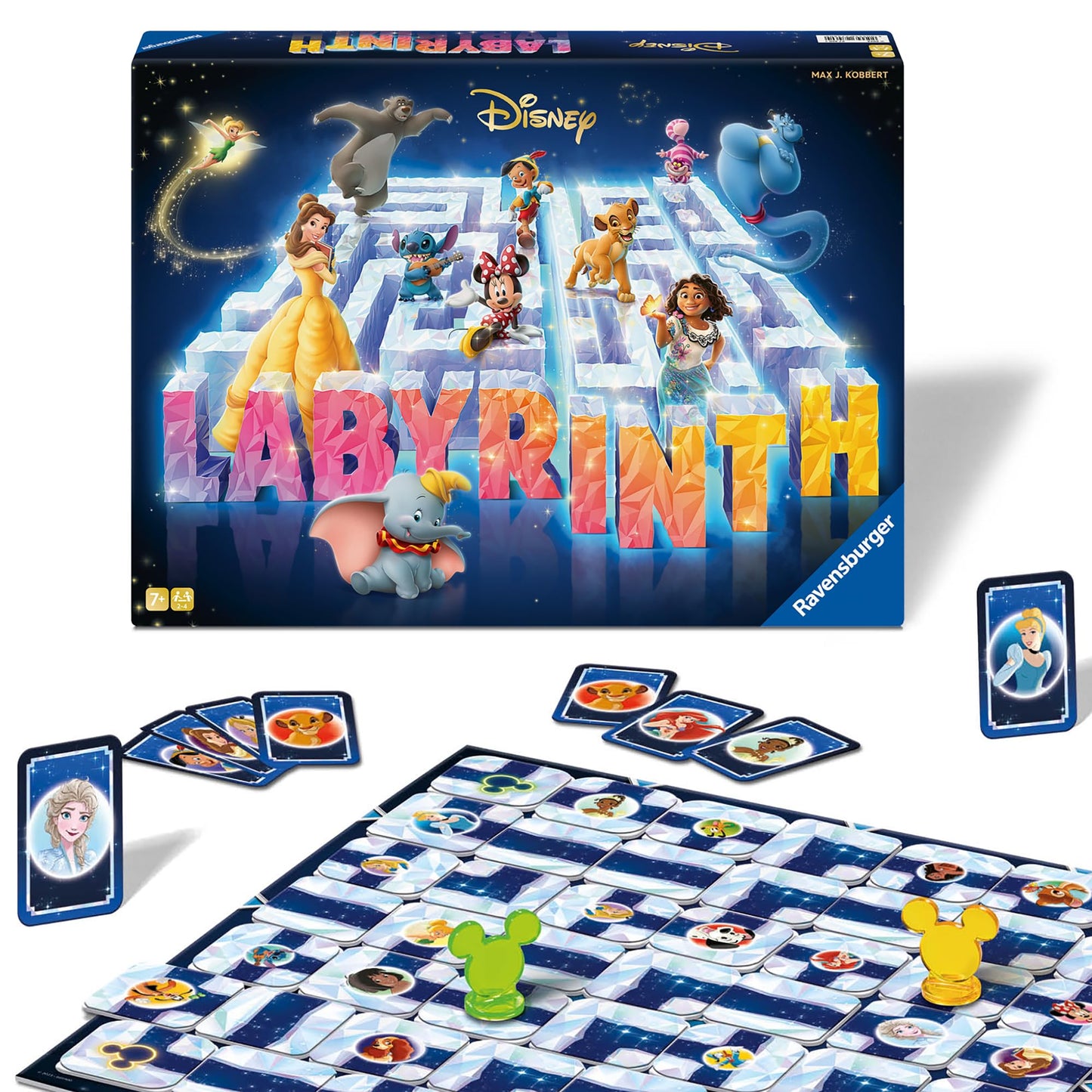 Ravensburger Disney Labyrinth Centenary Edition - Engaging Brain Teaser Game | Ideal For Ages 7 & Up | High Replay Value | Celebrating 100 Years Of Disney Magic