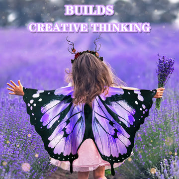 Irolehome Monarch-Kids Butterfly-Wings For Girls-Fairy-Wings-Costume Toddler Dress-Up For Play Toys Party Favors Gifts