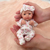 Mire & Mire Reborn Baby Dolls 7 Inch Girl Mini Silicone Baby Realistic Baby Dolls Silicone Full Body