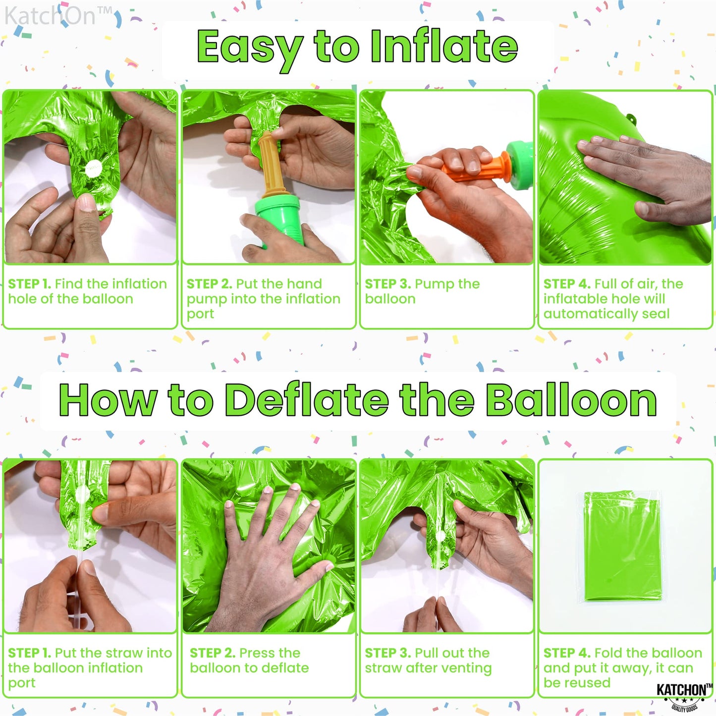 Katchon, Giant Light Green Number 6 Balloon - 40 Inch | 6Th Birthday Balloon For 6Th Birthday Decorations | 6 Balloons For Birthday | Six Balloon Number | 6 Year Old Balloon For 6 Year Decorations
