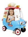 Little Tikes Cozy Ice Cream Truck Ride On Car, Large Multicolored Plastic, Model 657856M, Gift for Kids Ages 1.5-5 Years Old