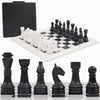 Radicaln Marble Chess Set With Storage Box 15 Inches White And Black Handmade 1 Chess Board With 32 Chess Pieces - Chess Game For 2 Player Board Game Chess Sets For Adults