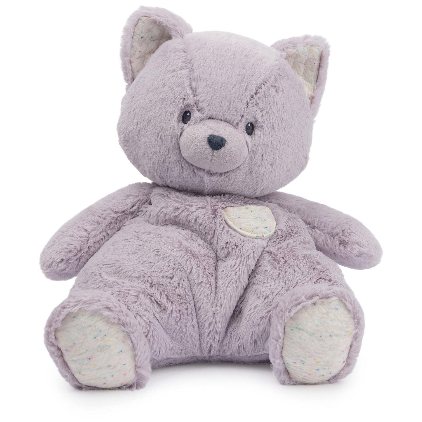 Gund Baby Oh So Snuggly Kitten Large Plush Stuffed Animal For Babies And Infants, Lavender, 12.5