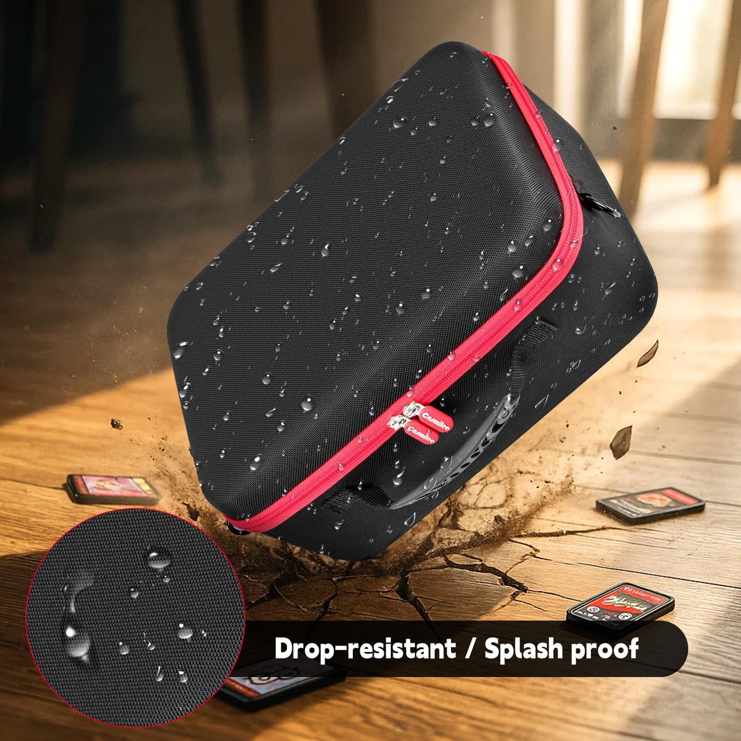 casmilee Trading Card Storage Deck Box for MTG/for TCG/for Magic The Gathering/for Yugioh Sports Cards Commander Deck Boxes Organizer with 7 Dividers Holds Playmat & Dice (Case Only)