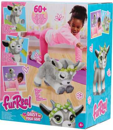 Just Play Furreal Daisy The Yoga Goat Interactive Toy, 11-Inch Realistic Plush, Kids Toys For Ages 4 Up
