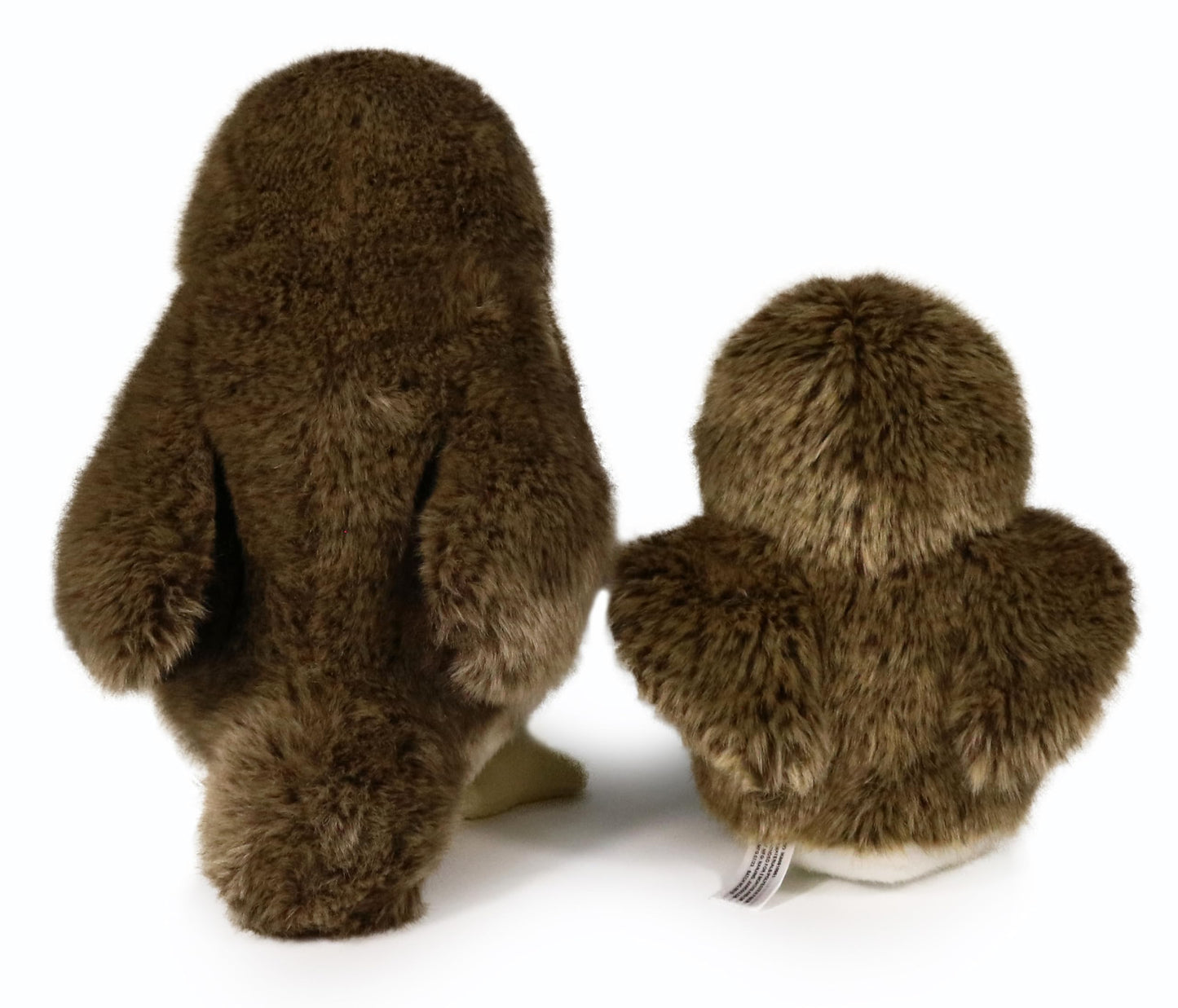 Ice King Bear Stuffed Animals Set - Brown Polyester Mom and Baby Zoo Wild Animals (Owl) - Model IKB6910951