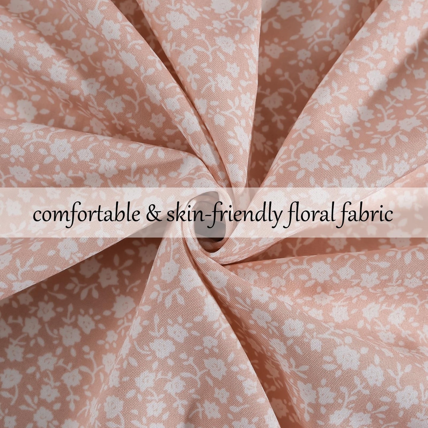 LTAKK Pioneer Dress Girls Colonial Costume Prairie Pilgrim Girl Dresses with Ruffled Pinafore, Peach, Small, age over 4 years ol