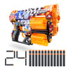 X-Shot Skins Dread Sonic Super Speed Blaster With 24 Darts - Malice Skin By Zuru, Double Rotating Barrels, Air Pocket Dart Technology, Toy Foam Blaster For Kids, Teens And Adults