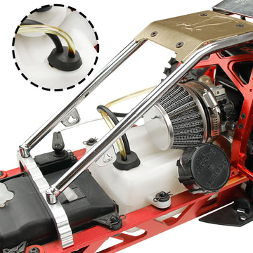 FLMLF Tubing Oil Filter kit with Fuel Tank Cap fit zenoah Engine chongyang Engine for Hpi Baja Rovan King Motor 5B 5T 5SC