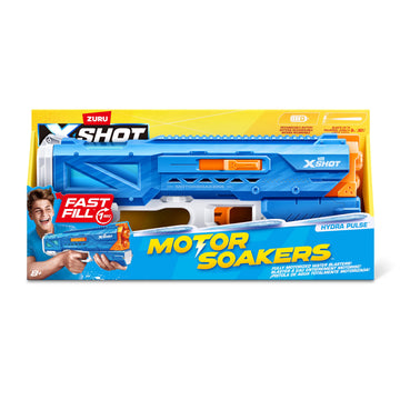 X-Shot Water Motor Soaker Hydra Pulse - Fast Fill, Rechargable, Motorized Water Blaster For Kids & Adults