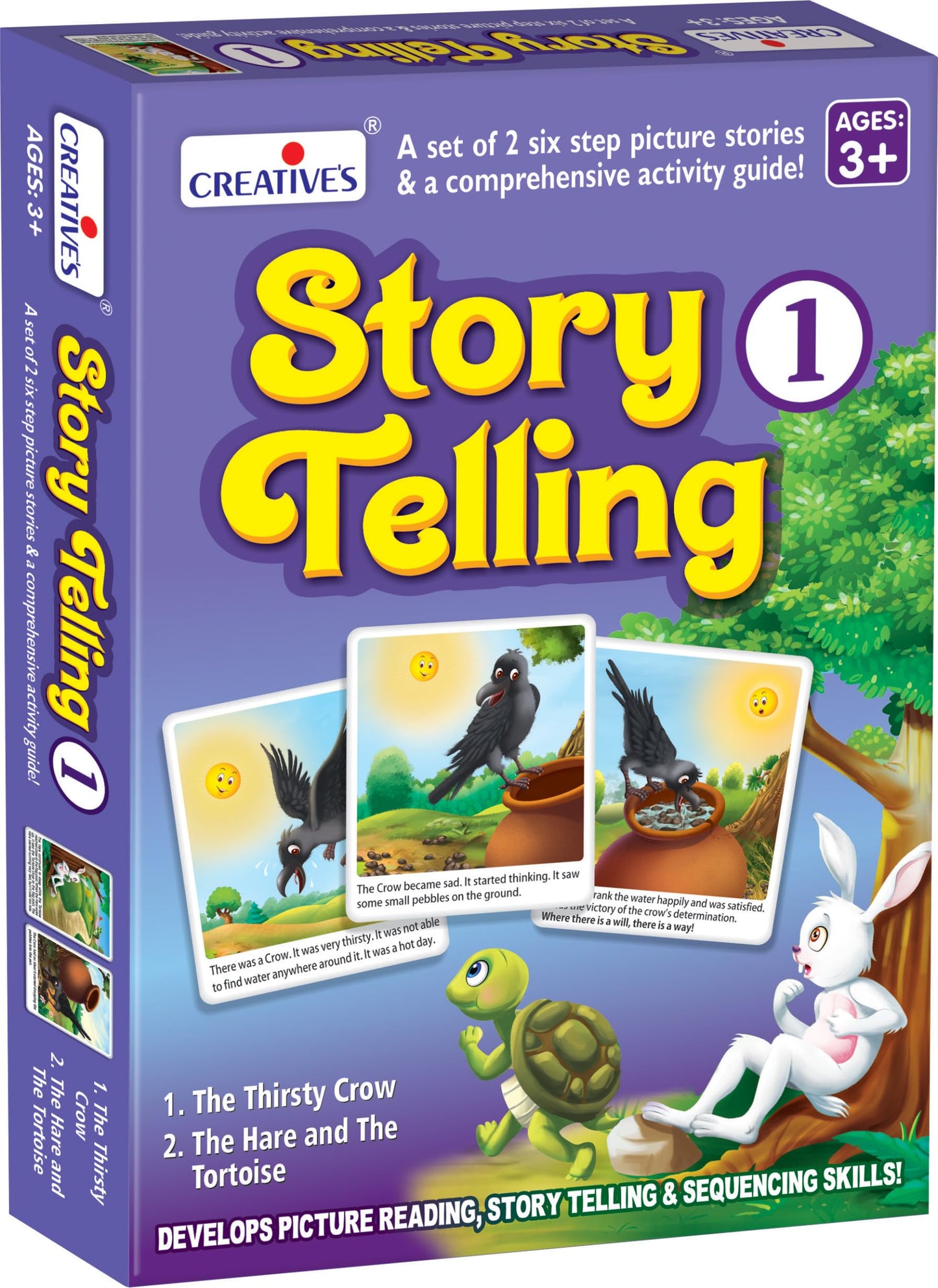 CreativeS Story Telling 1 - Educational Picture Story Game For Kids Ages 3 & Up | Develops Sequencing, Logic, Observation & Lan