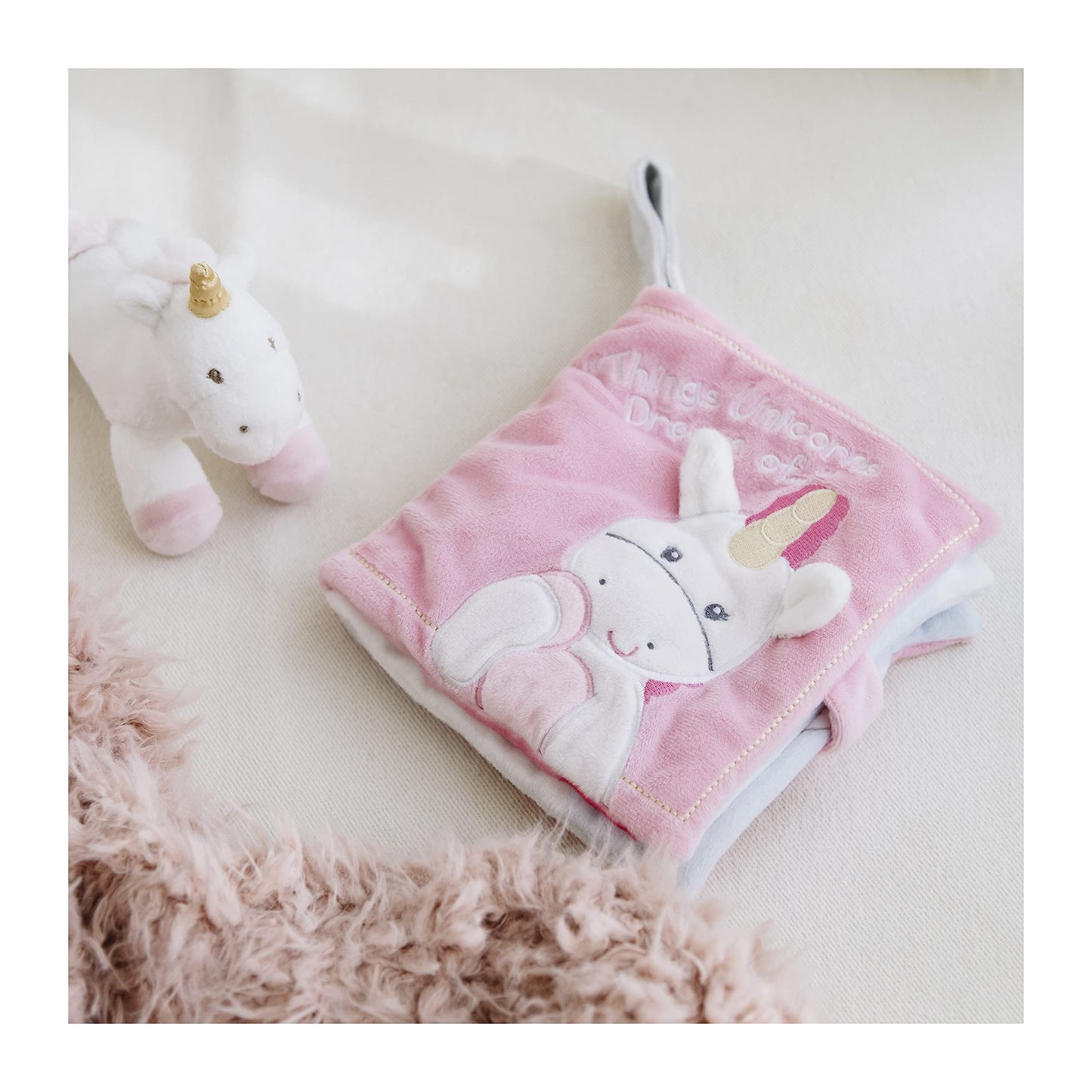 Gund Baby Luna Unicorn Stuffed Plush Rattle, 7
