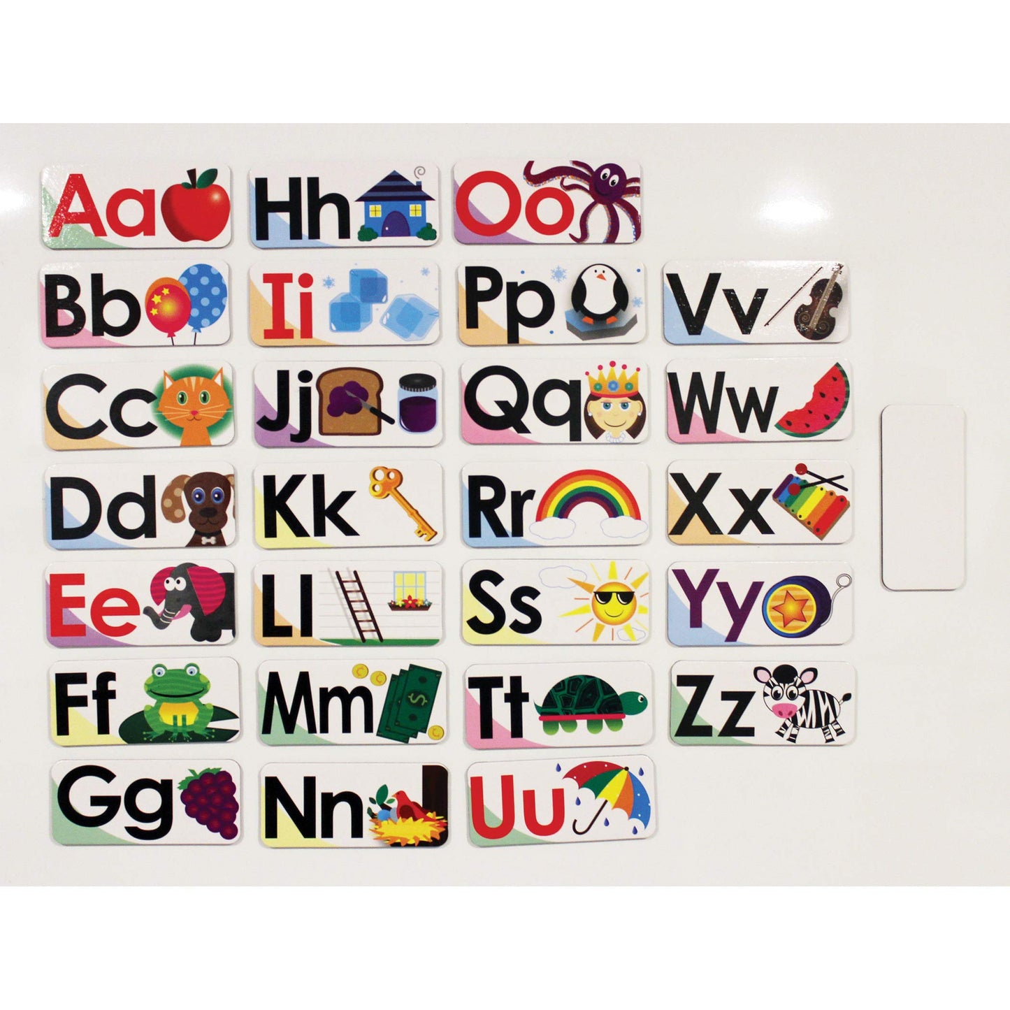 Ashley Productions Abc Picture Words Double-Sided Magnets