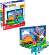 Pokemon Park Scene Building Set with 1 Action Figure (220 Pieces) for Kids by MEGA