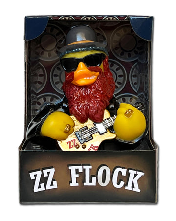 Celebriducks - Zz Flock- Floating Rubber Ducks - Collectible Bath Toy Gift For Kids & Adults Of All Ages