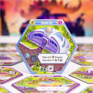 Pandasaurus Games Dinosaur World Board Game - Strategy Game for Kids & Adults, 1-4 Players, 60-120 Min Playtime, Multicolor