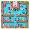 zhiwuzhu Magnetic Alphabet Maze Board - Montessori Puzzle Toy for Toddlers Ages 2-4, Small Wooden Learning Game