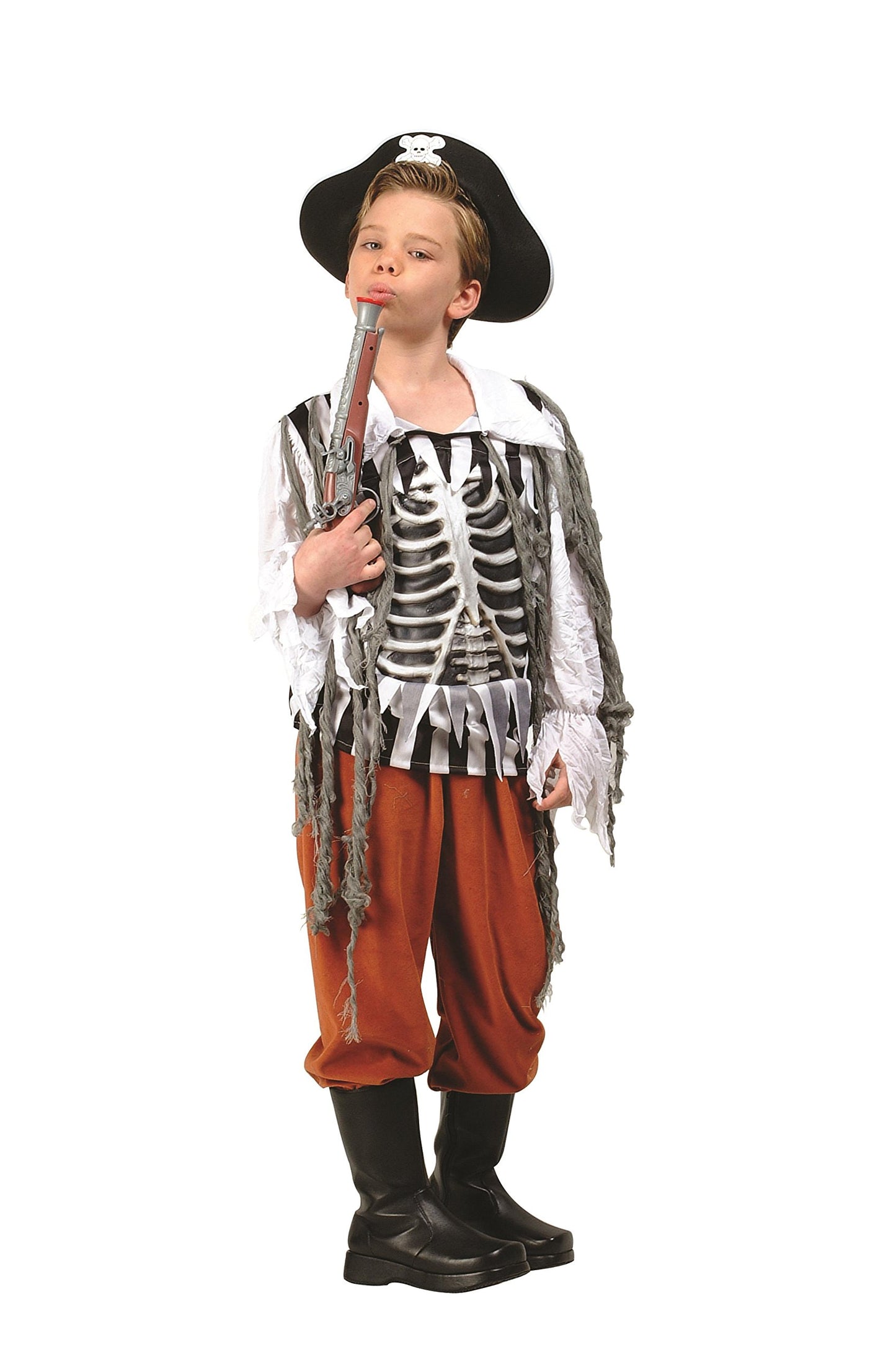 Kid Skull Pirate 2 Pc Outfit L