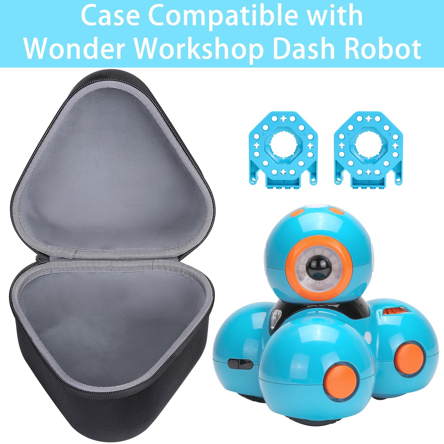 Co2Crea Hard Travel Case Replacement For Wonder Workshop Dash Robot (Case Only For Dash)