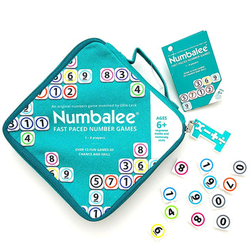 Numbalee - Fun & Educational Learning Games - Over 12 Original Number Games - Up to 8 Players - Fast Paced Mental Math Game Game
