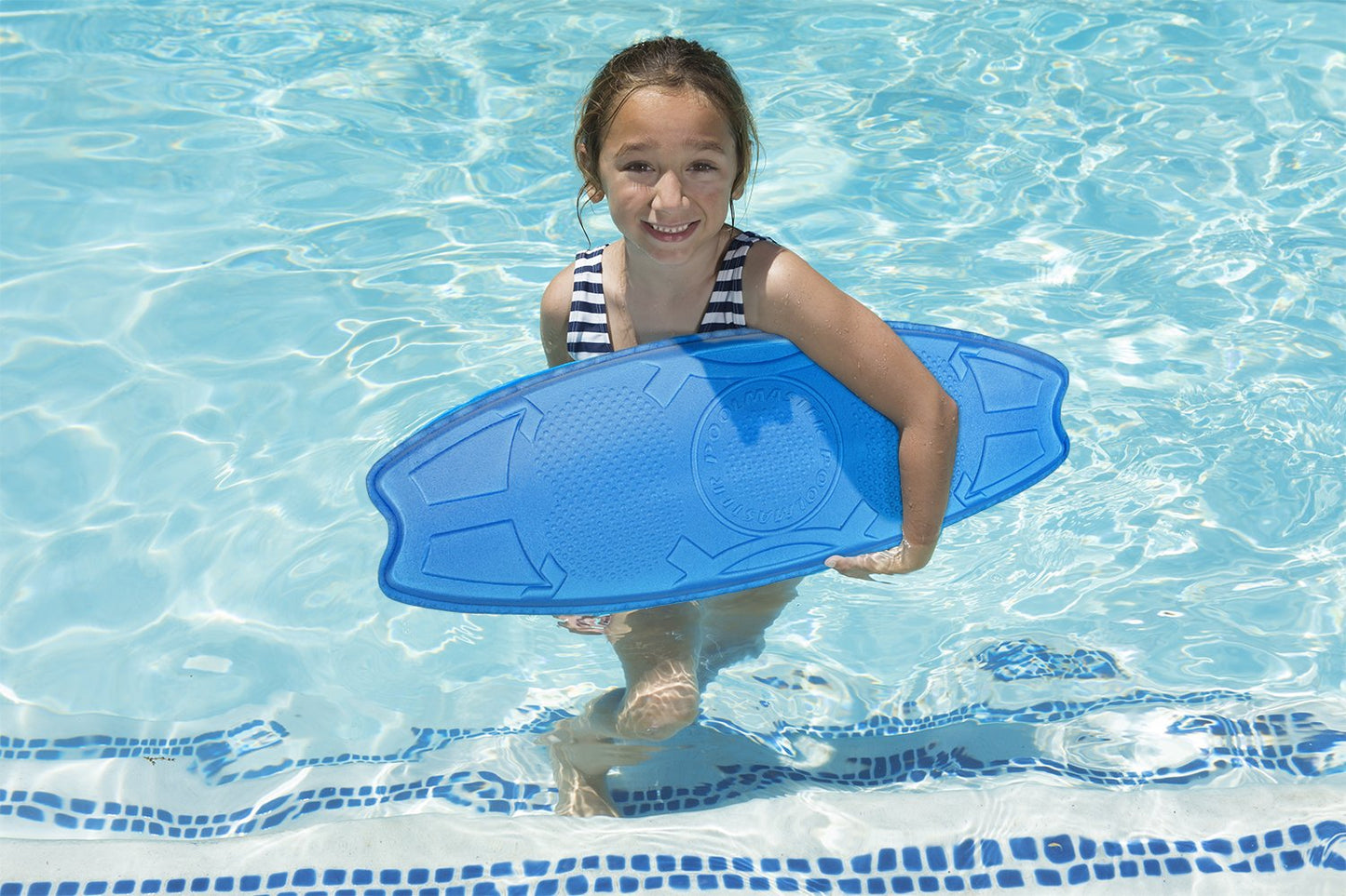 Poolmaster Swimming Pool Underwater “Surf” Board And Kickboard Pool Toy, Blue