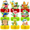 Waydress 9 Pcs Hawaiian Luau Party Decorations Margaritaville Tropical Centerpieces for Tables 6.9 x 8.5 Inches Hawaiian Honeyco